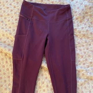 Patagonia purple pack out tights